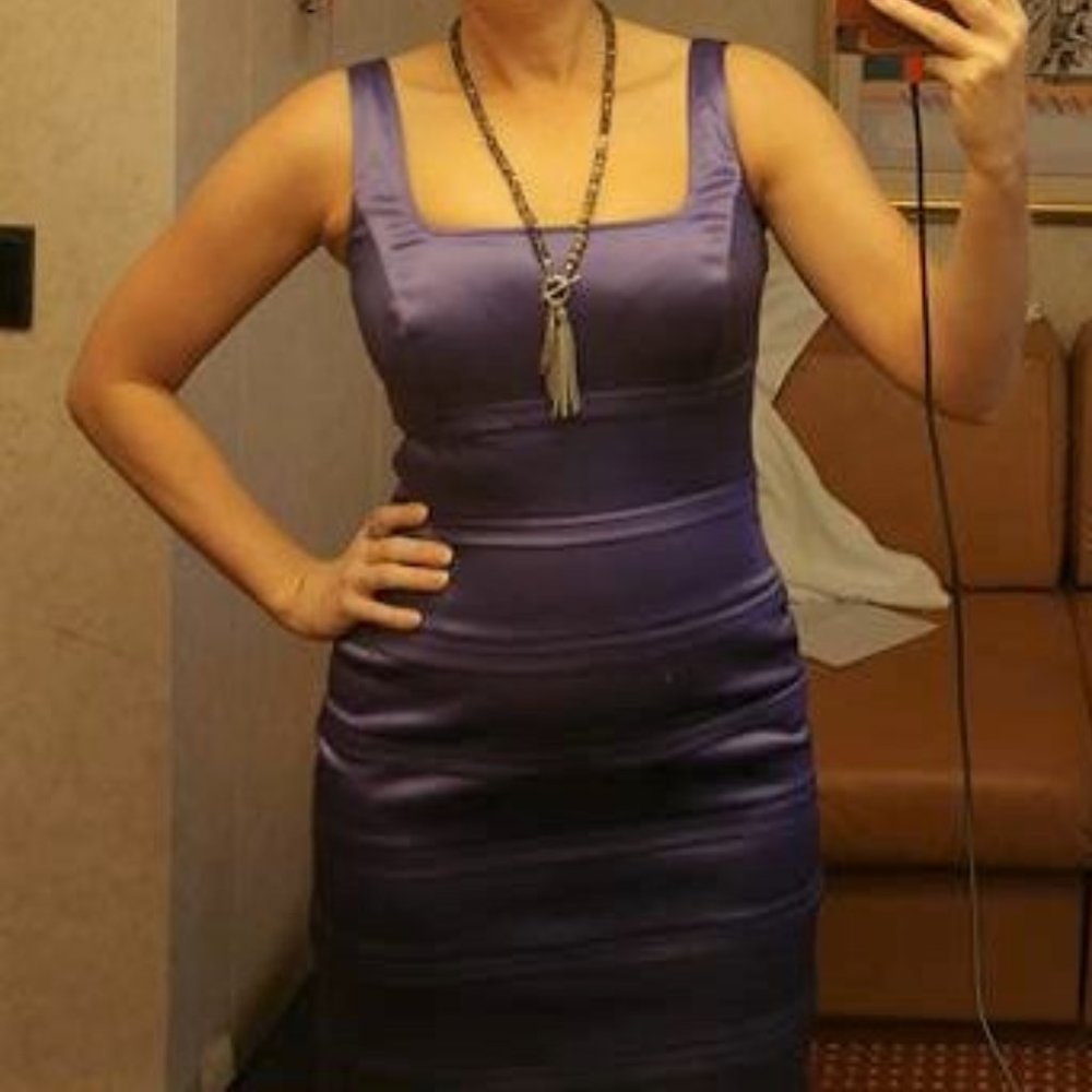 Purple Cocktail Dress